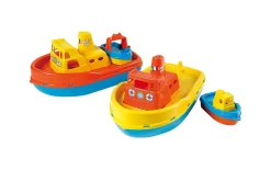Barca Galleggiante. Gioco Spiaggia Con Piccola Barca. 2 In 1