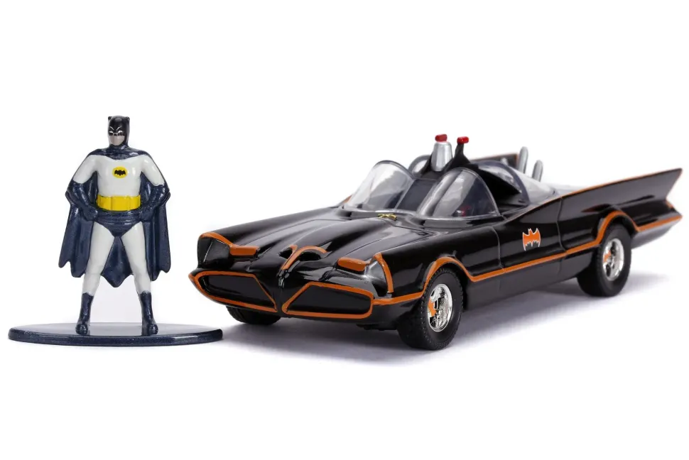 Batman 1966 Classic Batmobile 1:32 Con Personaggio