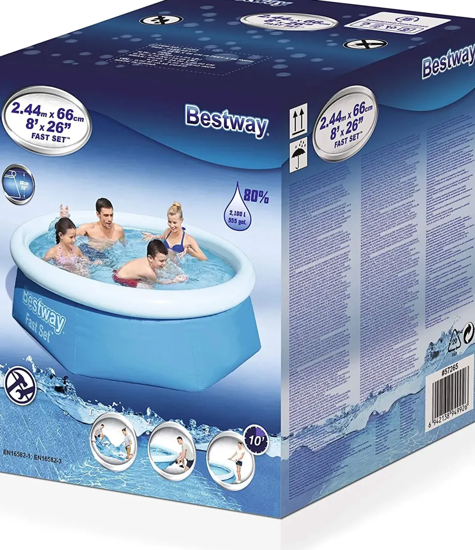 Bestway Piscina Fast Set 244X66 Cm