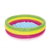 Bestway Piscina Summer 3 Anelli Color Con Fondo Gonfiabile 102X25 Cm