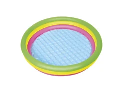 Bestway Piscina Summer 3 Anelli Color Con Fondo Gonfiabile 102X25 Cm