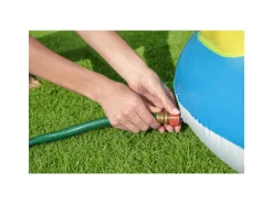 Bestway Play Center Arcobaleno 257X145X91 Cm Con Scivolo E Sole Spruzzo