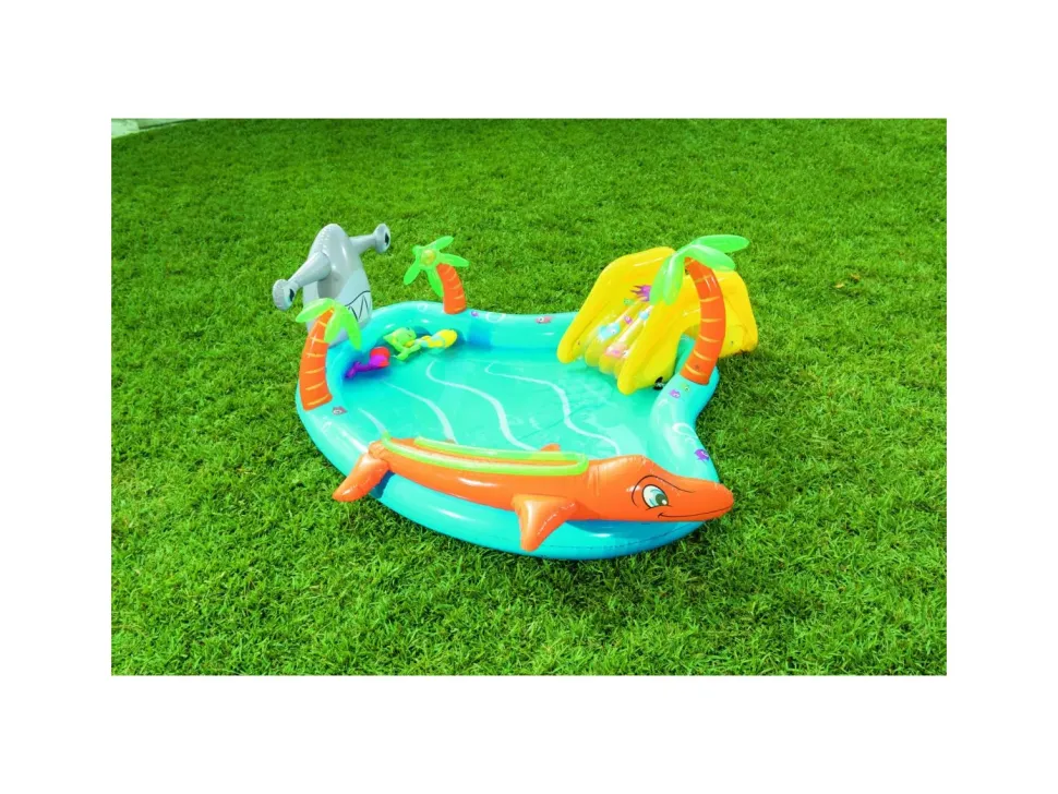 Bestway Play Center Mare 280X257X87 Cm Con Fondo Gonfiabile