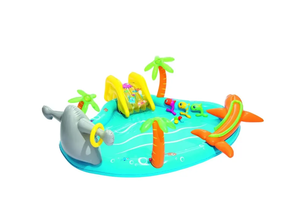 Bestway Play Center Mare 280X257X87 Cm Con Fondo Gonfiabile