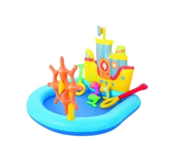 Bestway Play Center Nave 140X130X104 Cm Con Pesci E Accessori Gonfiabili