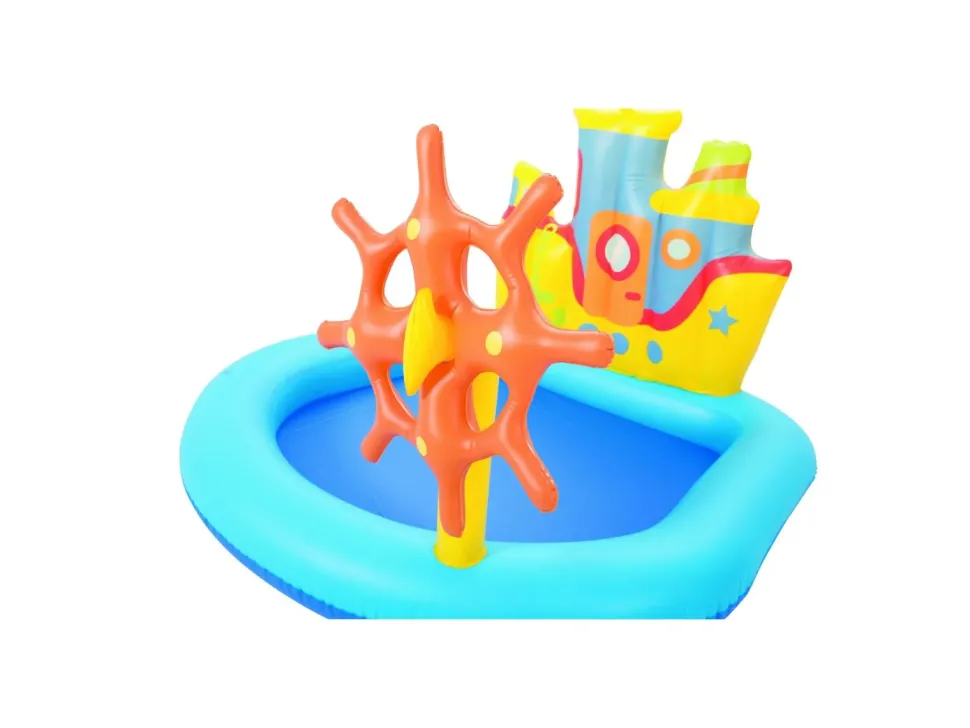 Bestway Play Center Nave 140X130X104 Cm Con Pesci E Accessori Gonfiabili