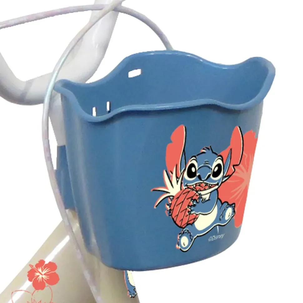 Bicicletta Da 14 Pollici Di Stitch, Con Cestino E Portabambole