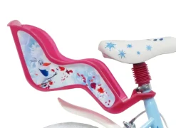 Bicicletta Misura Da 16 Pollici Disney Frozen Con Cestino E Portabambole Adatta Per Bambini 4-6 Anni