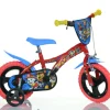 Bicicletta Per Bambini 12 Paw Patrol Telaio In Acciaio, Ruote In Gomma Gonfiabili, Stabilizzatori Di Serie E Freno Anteriore Ideale Per Bambini Di Altezza 87-100Cm, 3-5 Anni