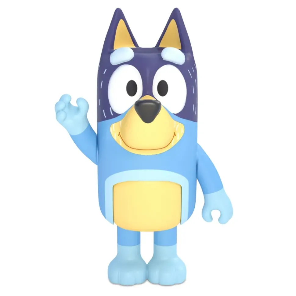 Bluey Auto 4 4, Veicolo Fuoristrada Della Famiglia, Incluso Papa Bandit Alto Circa 8 Cm E 2 Tavole Da Surf, Come Visto In Tv