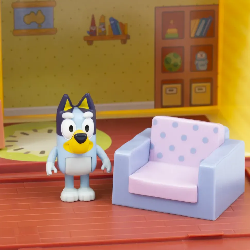 Bluey Casa Playset Con Personaggio Bluey 7 Cm Incluso