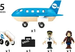 Brio Set Aeroplano Con Scala Imbarco