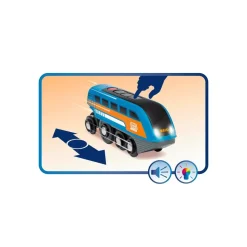 Brio Set Ferrovia Circolare Con Binari Con Tunnel Azione Smart Tech Sound, Set Da 14 Pezzi, Eta Consigliata +3