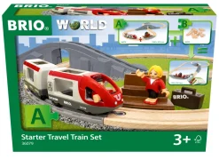 Brio World Starter Set Trenini In Legno, 22 Pezzi, 3+