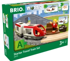 Brio World Starter Set Trenini In Legno, 22 Pezzi, 3+