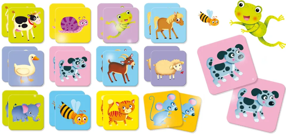 Carotina Baby Memo Gli Animali