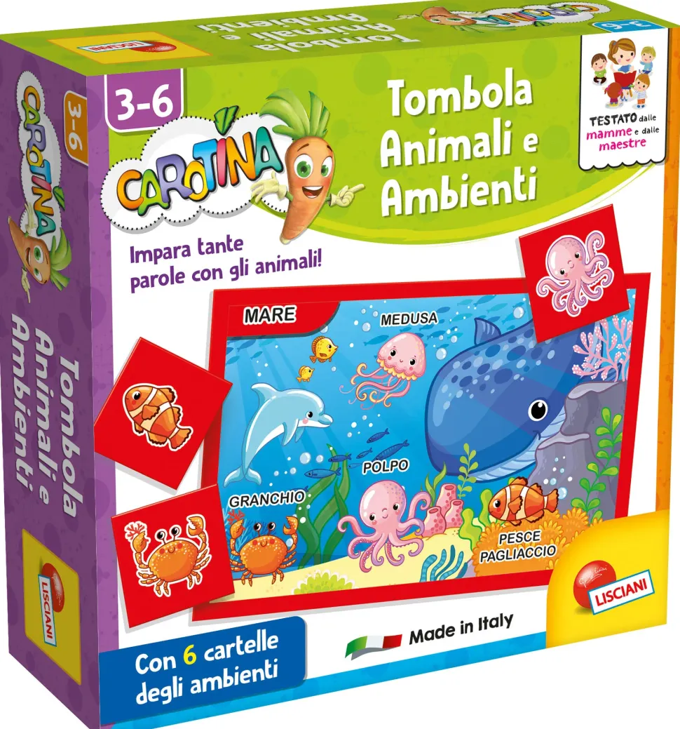 Carotina Quadrotte Animali E Ambienti