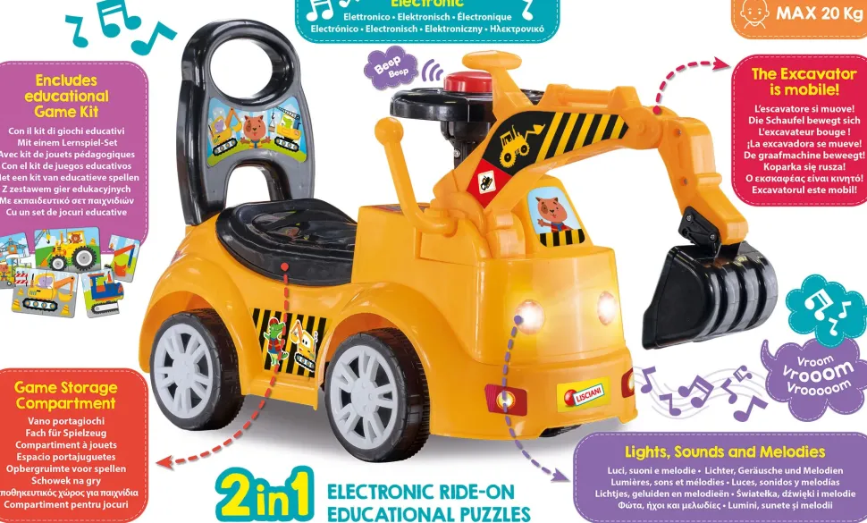 Carotina Ride On Bulldozer