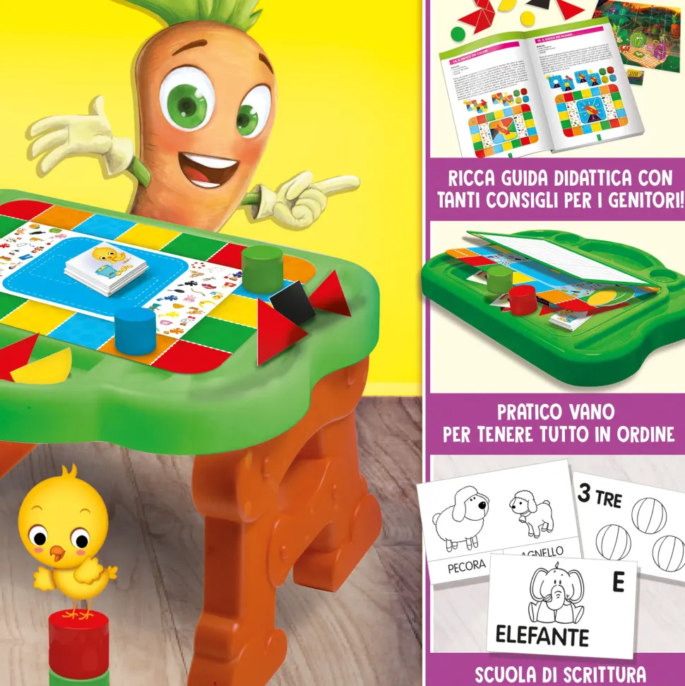 Carotina Tavolino Molto Attivo 30 Giochi