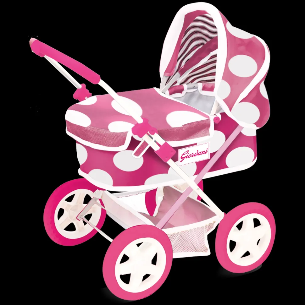 Carrozzina Giordani Rosa Con Bambola