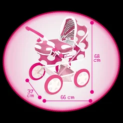 Carrozzina Giordani Rosa Con Bambola