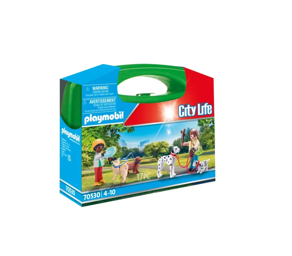 Carrying Case Bambini Con Cuccioli