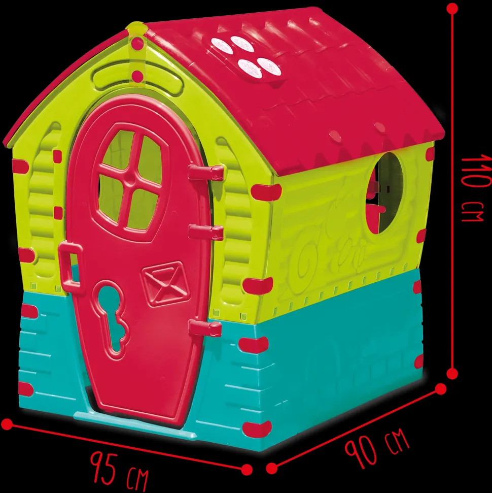 Casetta Gioco Per Bambini My First House Robusta, Spaziosa E Ideale Per Bimbi Dai 2 Ai 6 Anni!