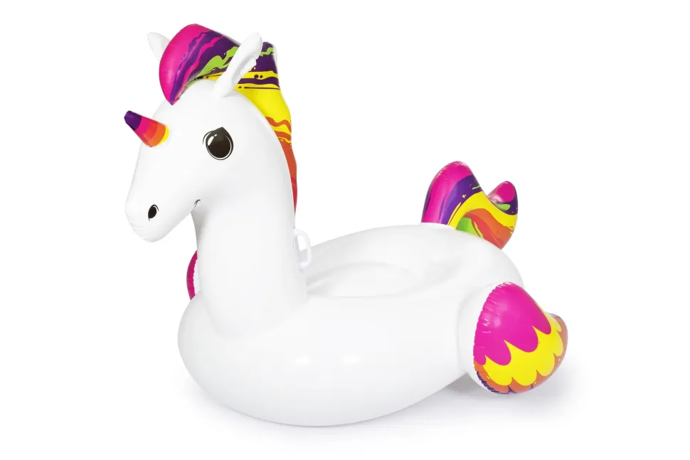 Cavalcabile Fashion Unicorno Luxury , Cm 224 164, Con Maniglie