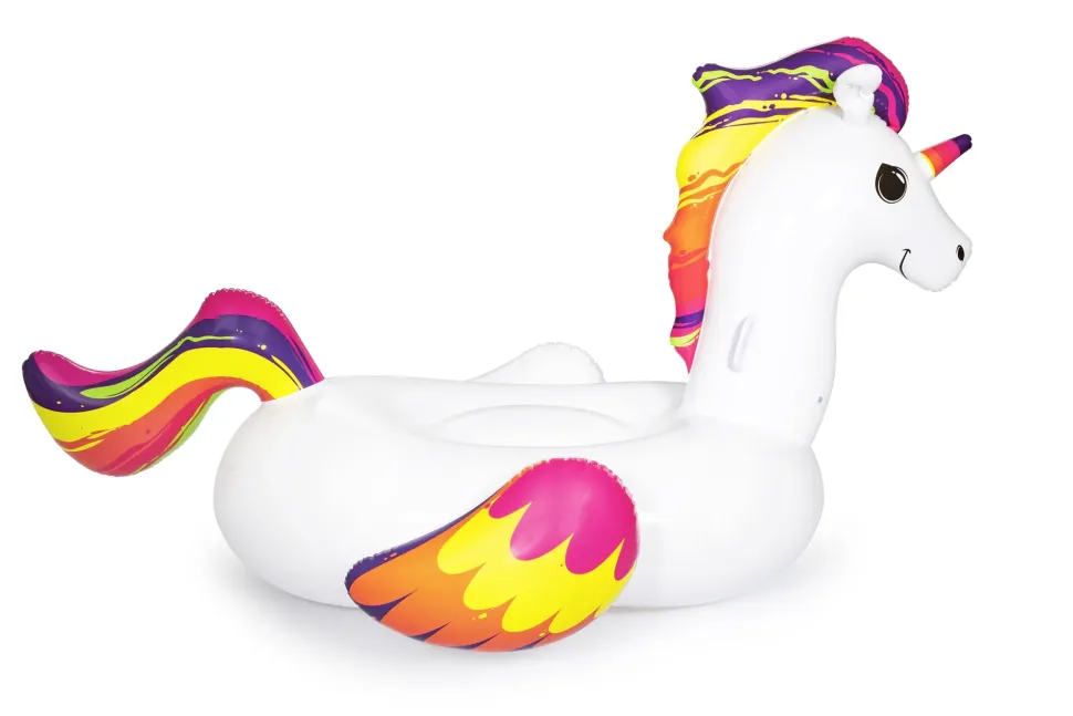 Cavalcabile Fashion Unicorno Luxury , Cm 224 164, Con Maniglie