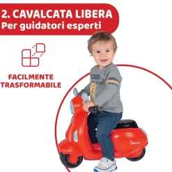 Cavalcabile Vespa Primavera Rossa