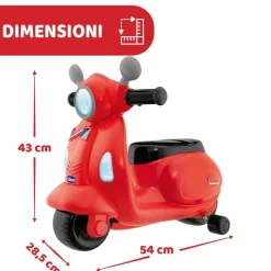 Cavalcabile Vespa Primavera Rossa