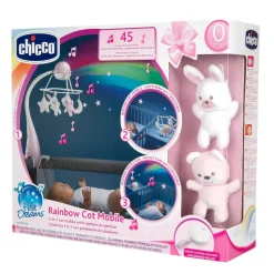 Chicco Giostrina Musicale Arcobaleno Rosa, 0M+