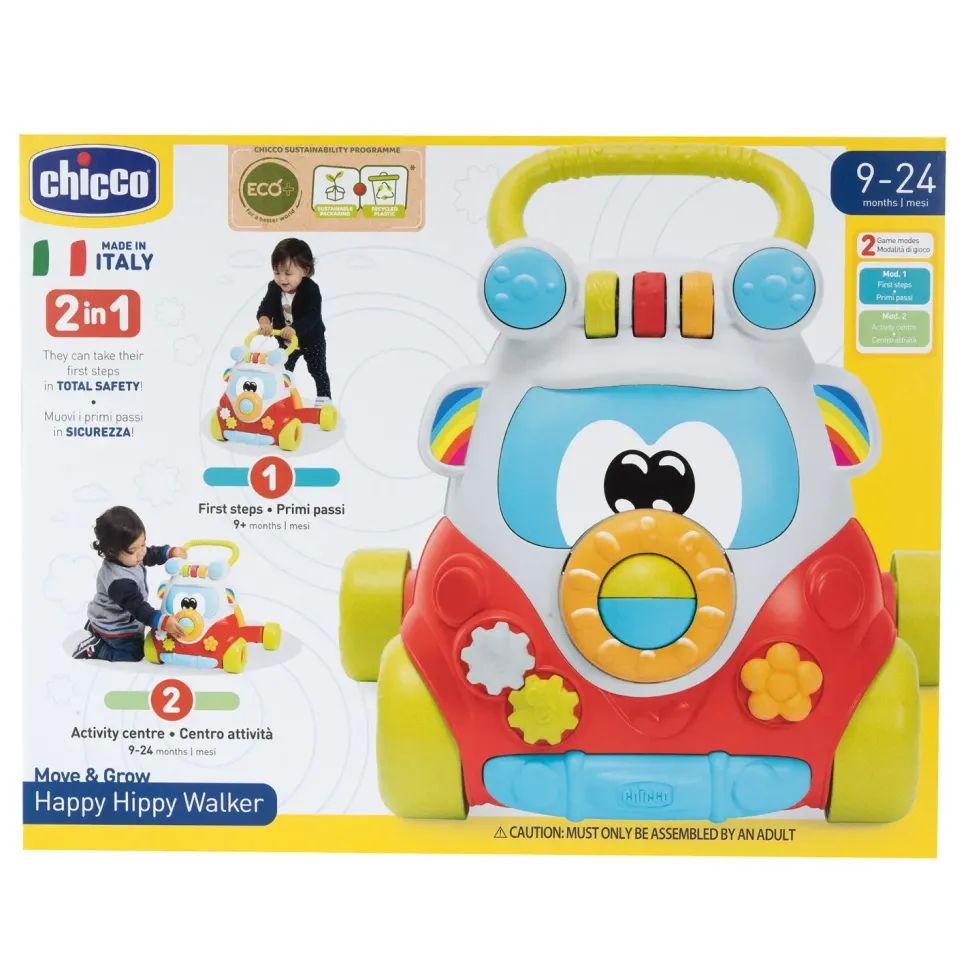 Chicco Primi Passi Happy Hippy Linea Eco+, 9-24M