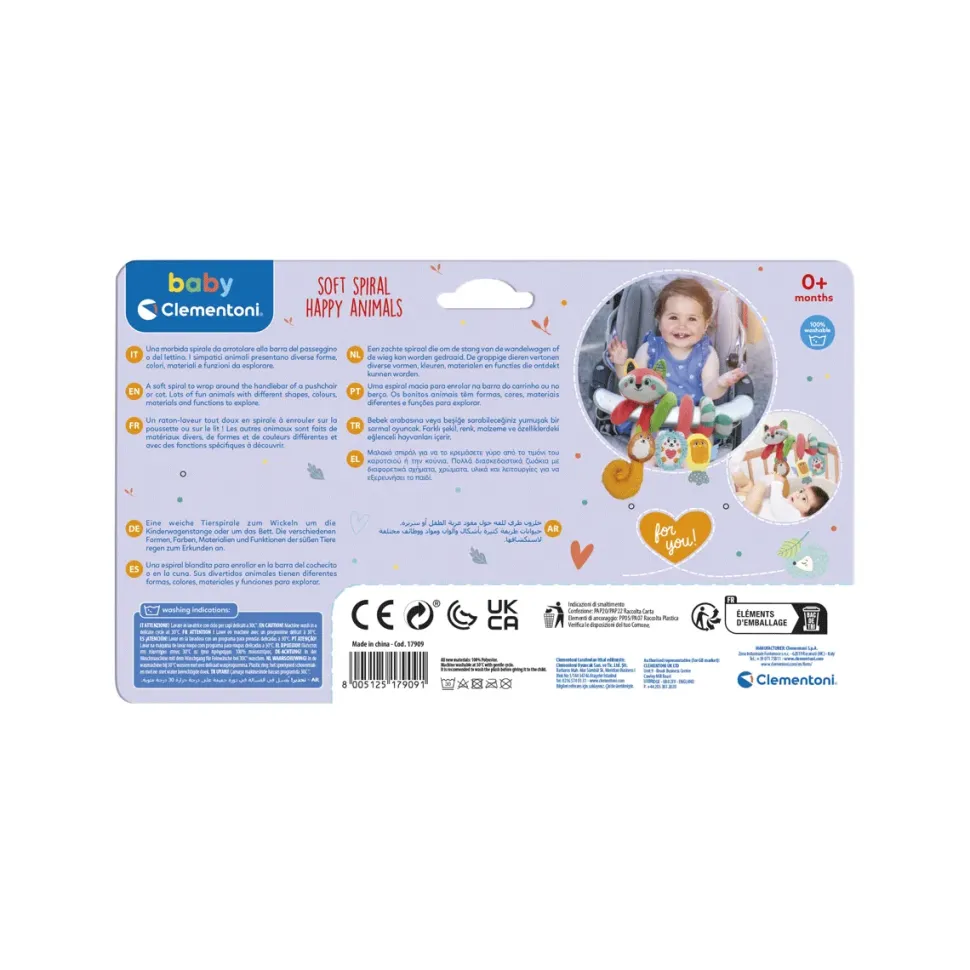 Clementoni 17909 Baby Clementoni For You Soft Spiral