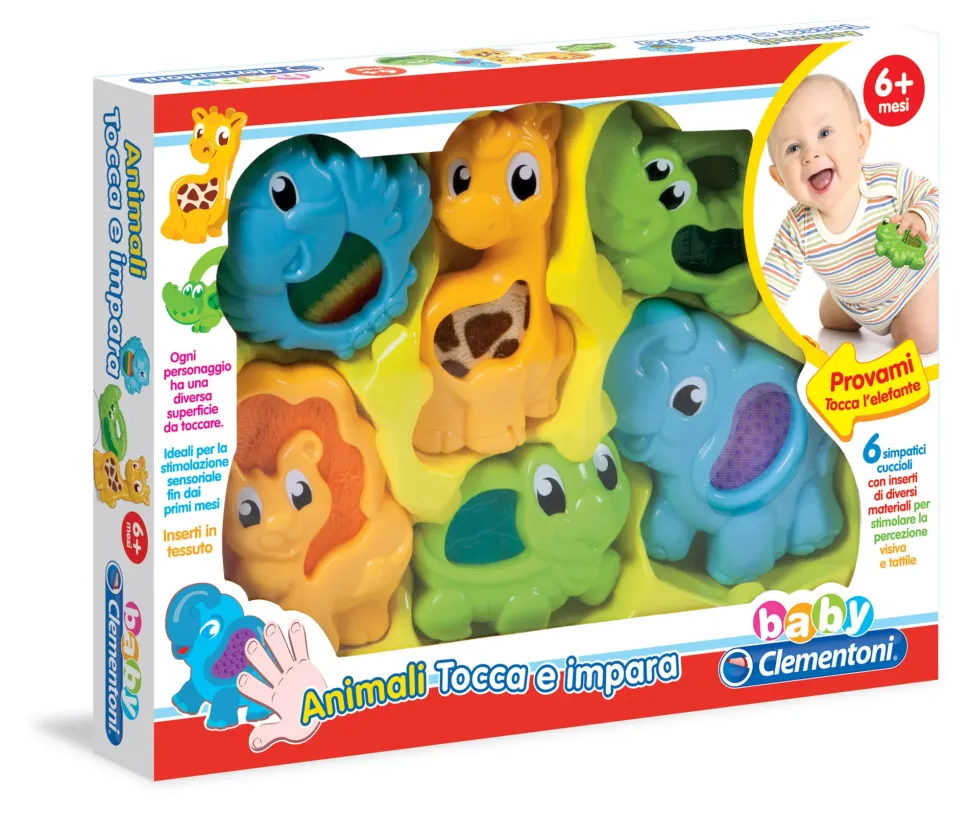 Clementoni 14975 Babyclem Animali Tocca Impara