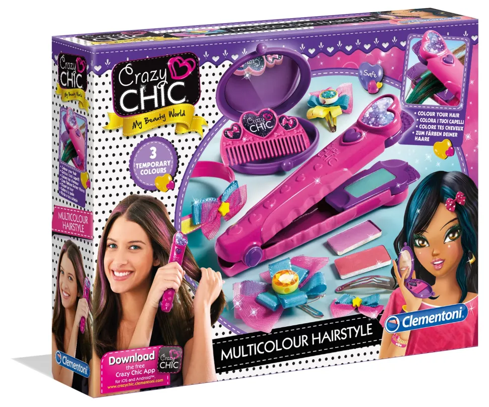 Clementoni 15225 Crazy Chic Piastra Decora Capelli