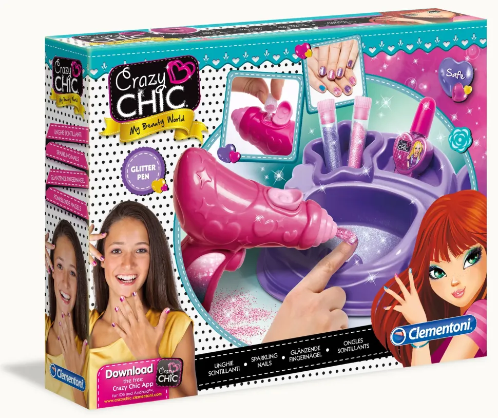 Clementoni 15179 Crazy Chic Unghie Scintillanti