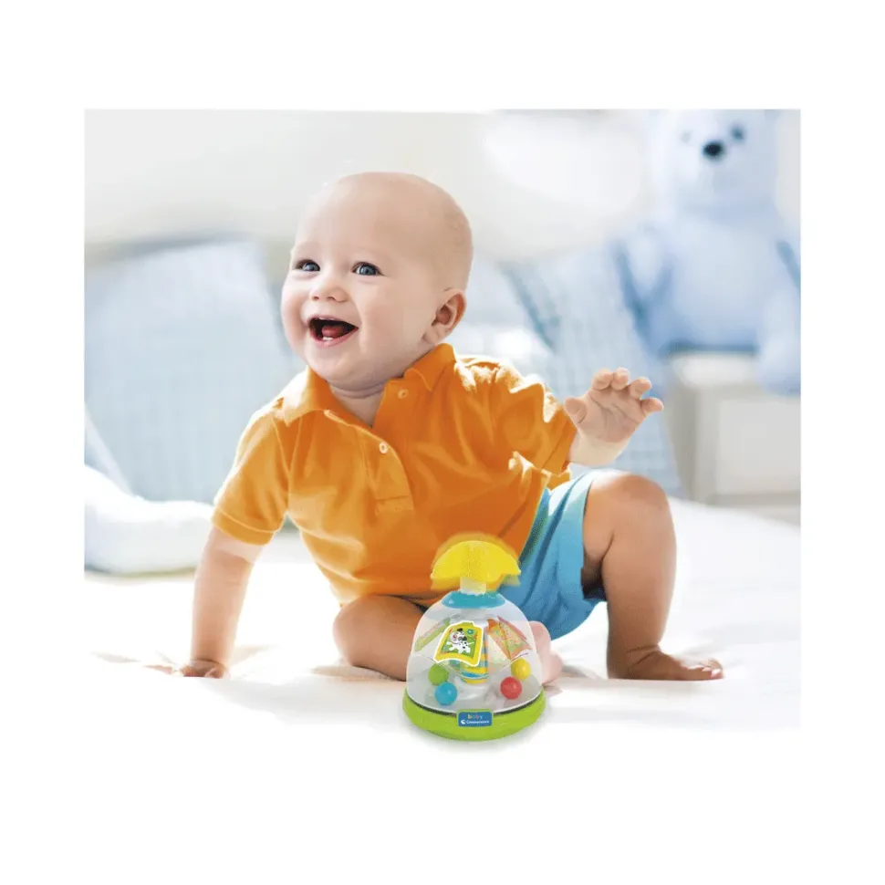 Clementoni 17895 Happy Friends Spinning Top