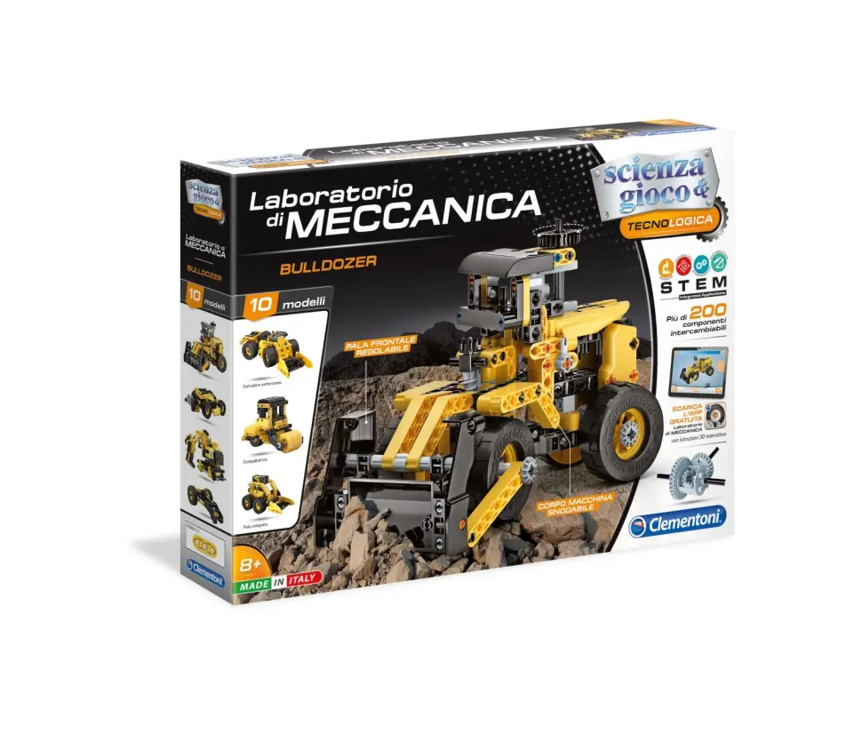 Clementoni 19139 Laboratorio Di Meccanica Buldozzer