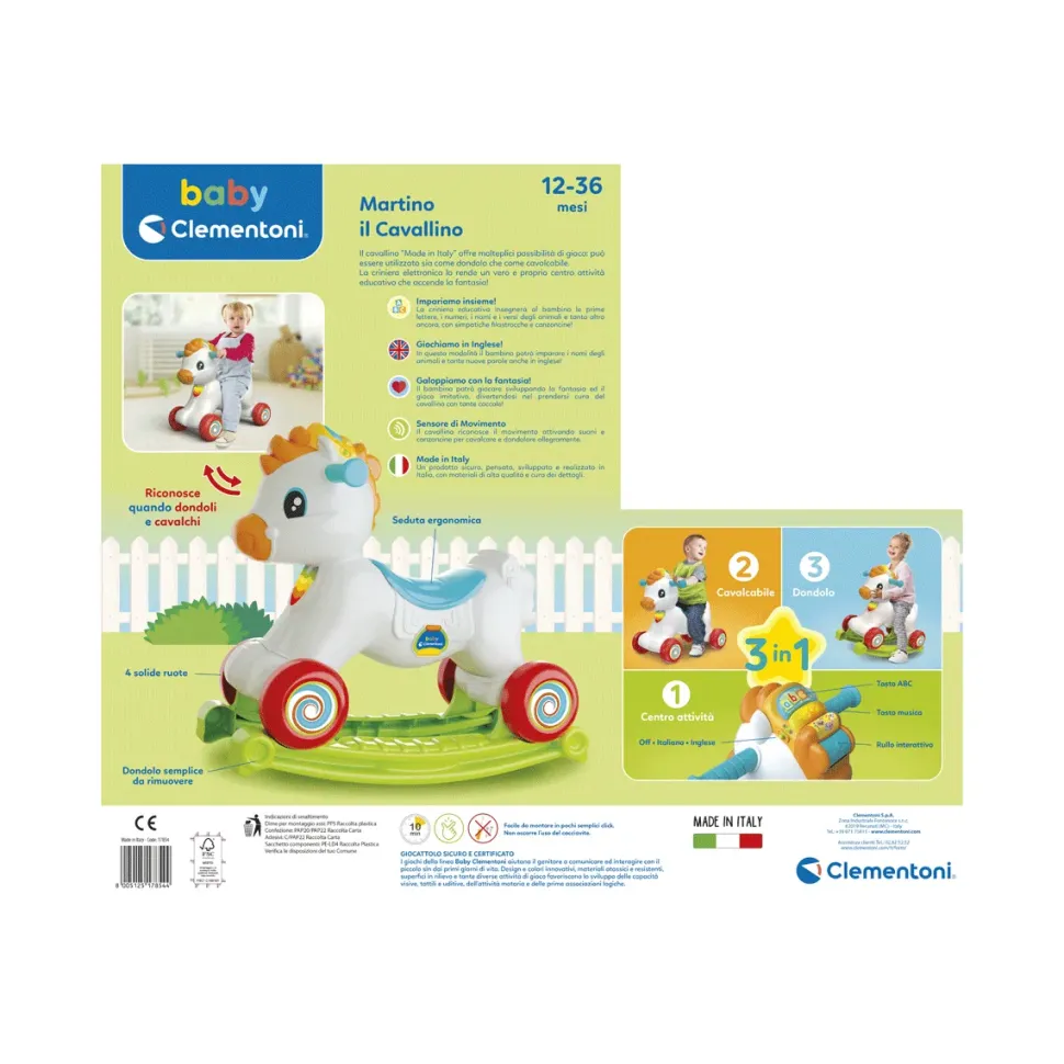 Clementoni 17854 Martino Il Cavallino