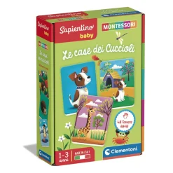 Clementoni 16434 Montessori Baby Case Cucc 48 Carte Tattili