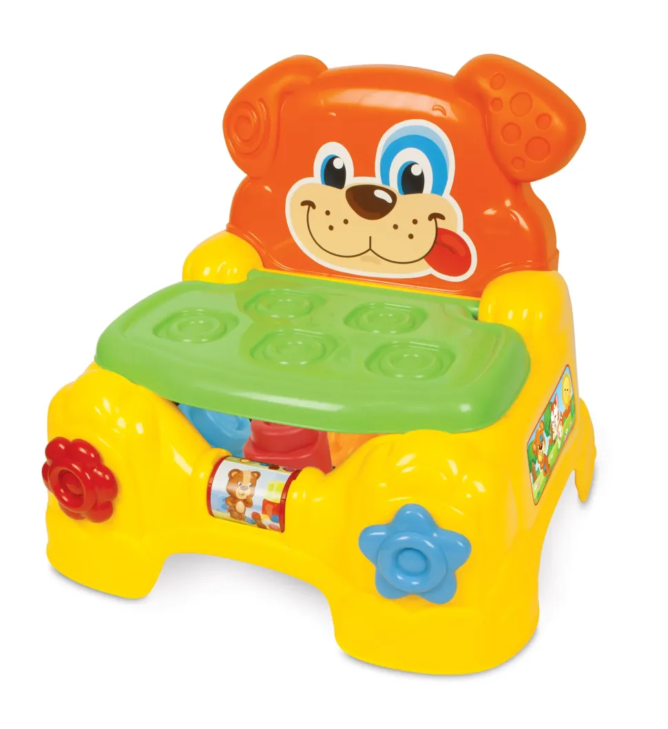 Clementoni 17080 Poltroncina Portamattoncini Cagnolino