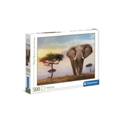 Clementoni 35096 Puzzle 500 Hqc African Sunset 49 X 36 Cm