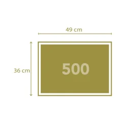 Clementoni 35096 Puzzle 500 Hqc African Sunset 49 X 36 Cm