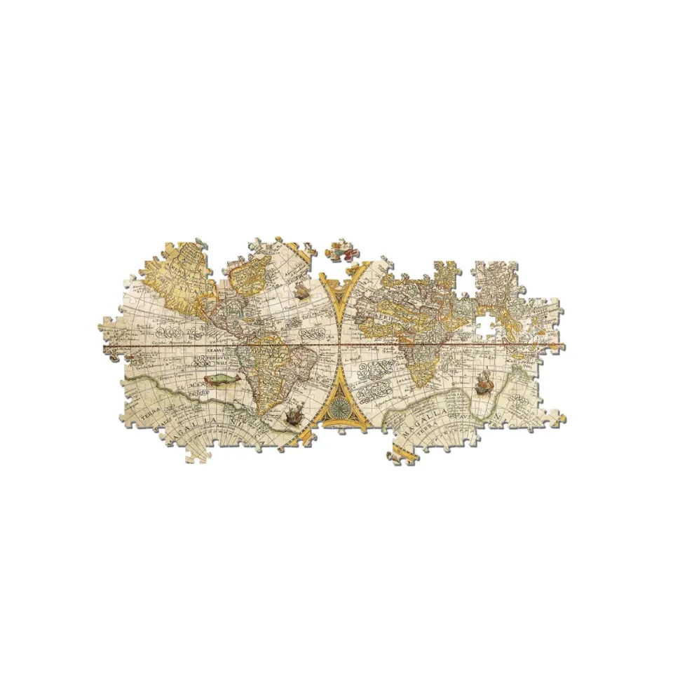 Clementoni 32557 Puzzle 2000 Hqc Ancient Map 97 X 67 Cm