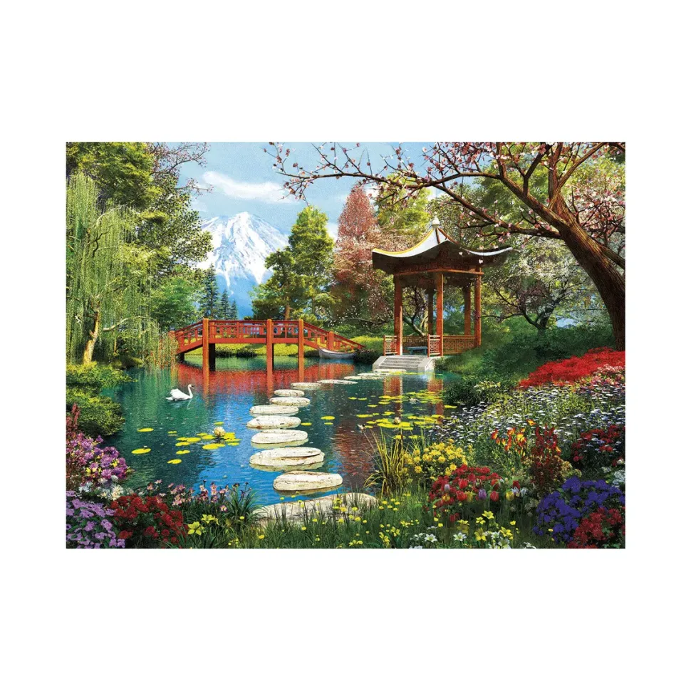 Clementoni 39513 Puzzle 1000 Hqc Gardens Fuji 70 X 50 Cm