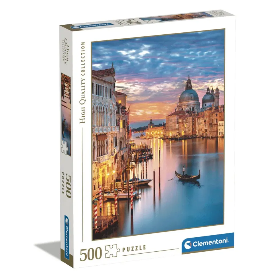 Clementoni 35056 Puzzle 500 Hqc Lighting Venice 49 X 36 Cm