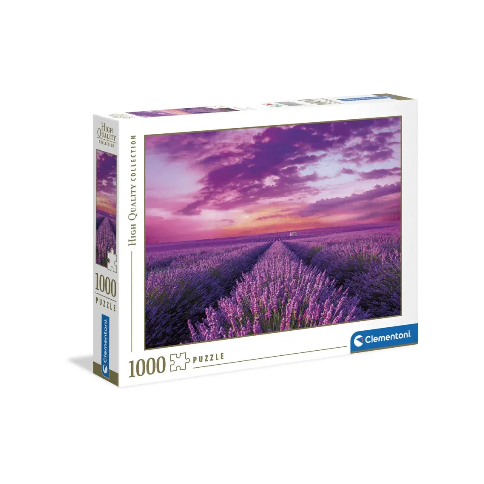 Clementoni 39606 Puzzle 1000 Hqc Lavender Field 70 X 50 Cm