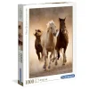 Clementoni 39168 Puzzle 1000 Hqc Running Horses 70 X 50 Cm