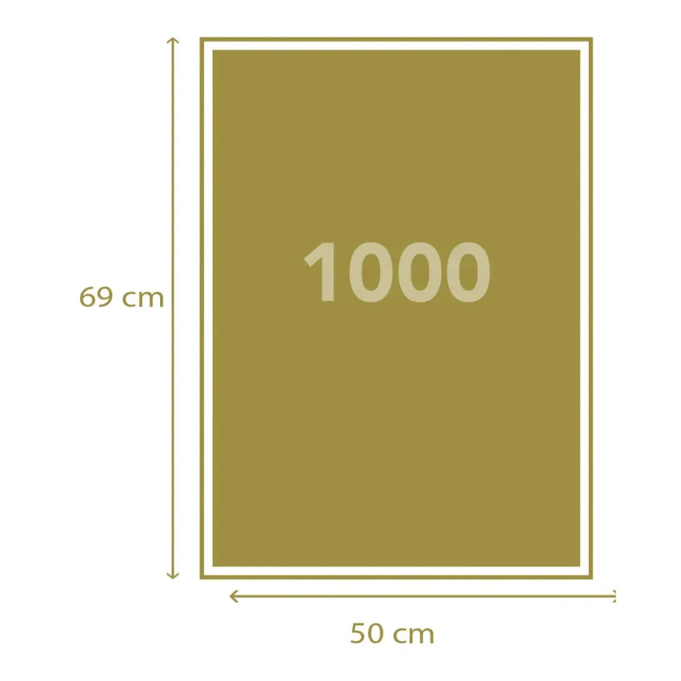 Clementoni 39168 Puzzle 1000 Hqc Running Horses 70 X 50 Cm